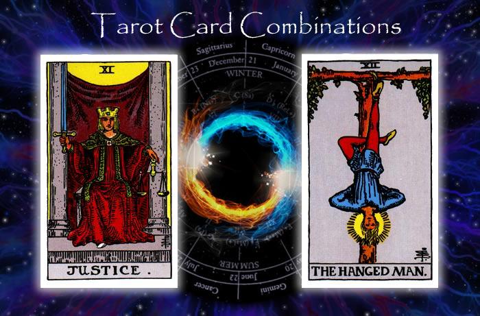 Combinations for Justice and The Hanged Man