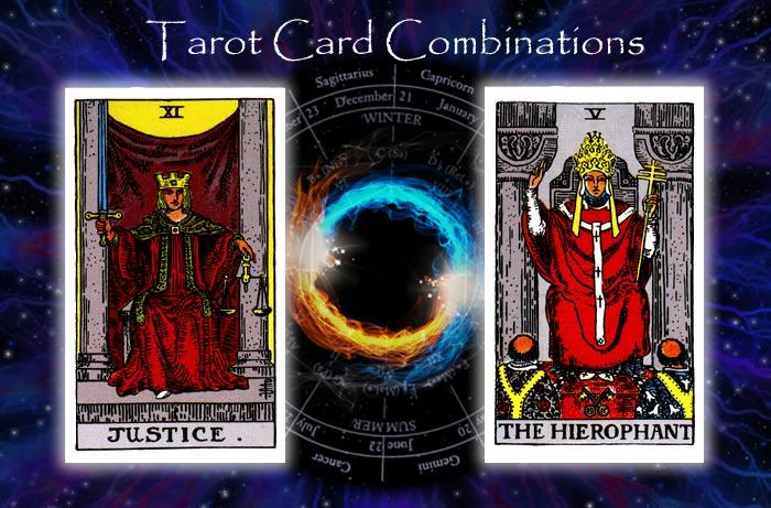 Combinations for Justice and The Hierophant