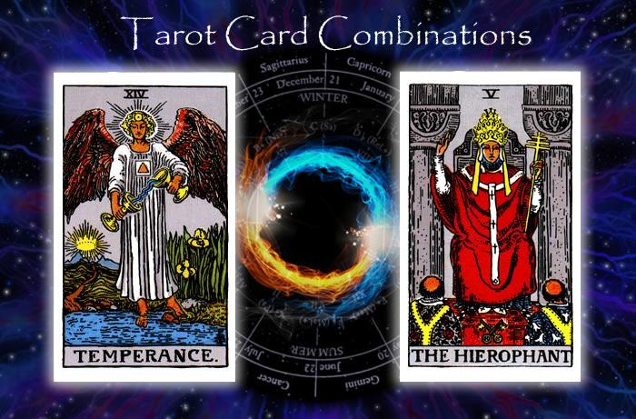Combinations for Temperance and The Hierophant