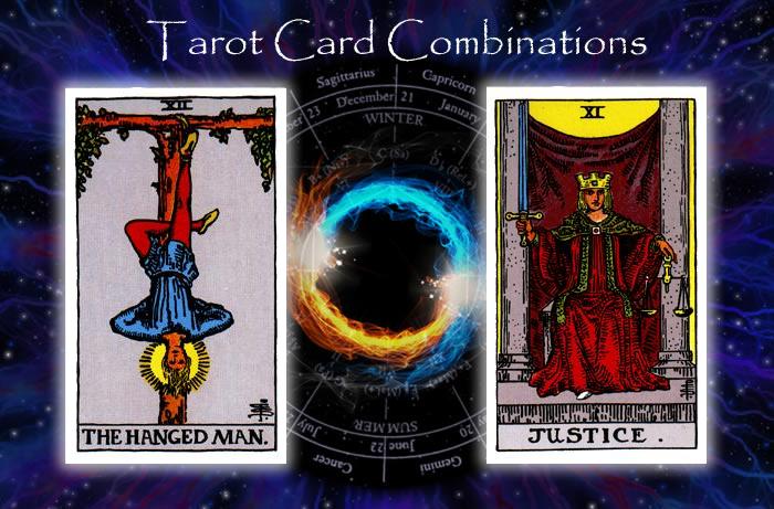 Combinations for The Hanged Man and Justice
