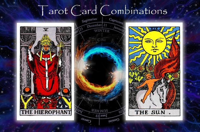 Combinations for The Hierophant and The Sun