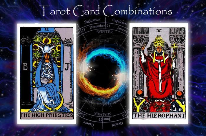 Combinations for The High Priestess and The Hierophant