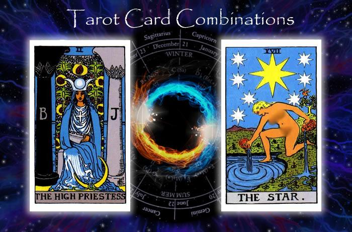 Combinations for The High Priestess and The Star
