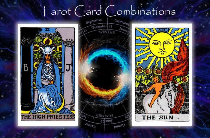 Combinations for The High Priestess and The Sun
