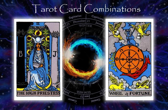 Combinations for The High Priestess and Wheel of Fortune