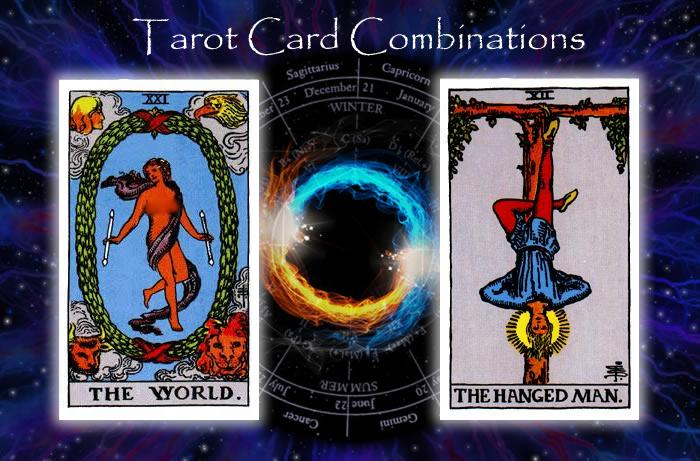 Combinations for The World and The Hanged Man