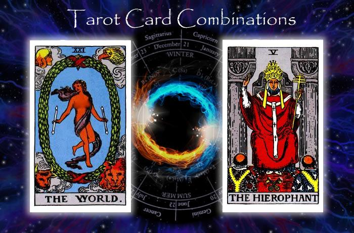 Combinations for The World and The Hierophant