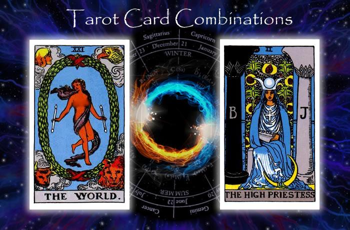 Combinations for The World and The High Priestess